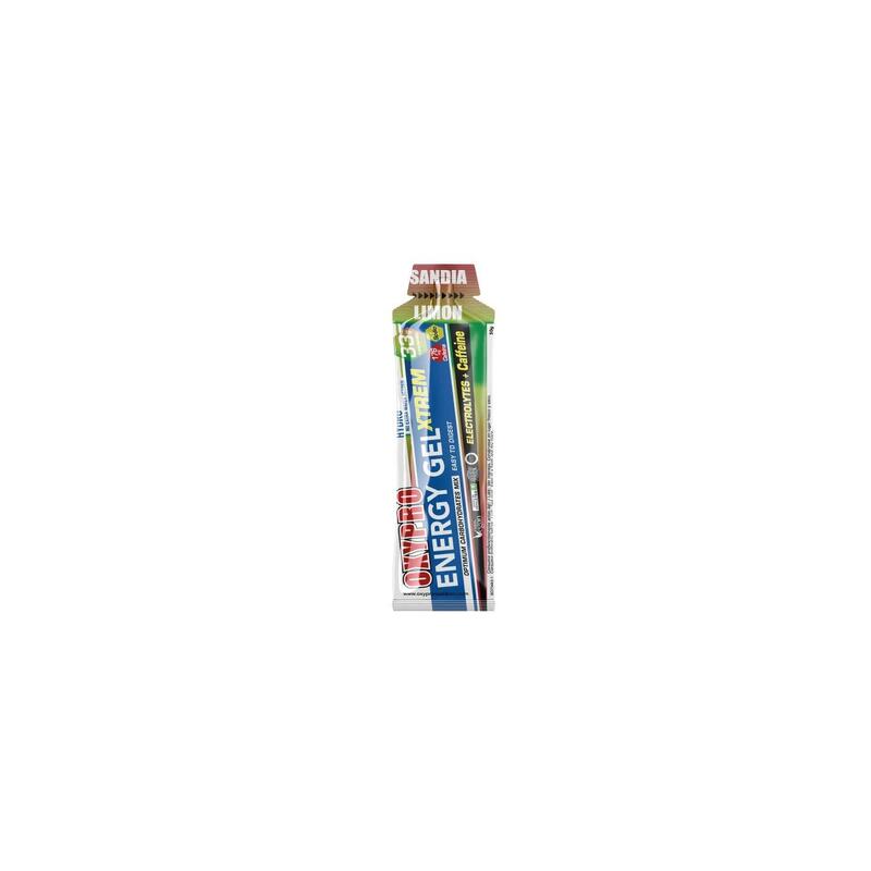 ENERGY GEL XTREME sabor Sandía Limón con 176mg Cafeína-Caja x 12