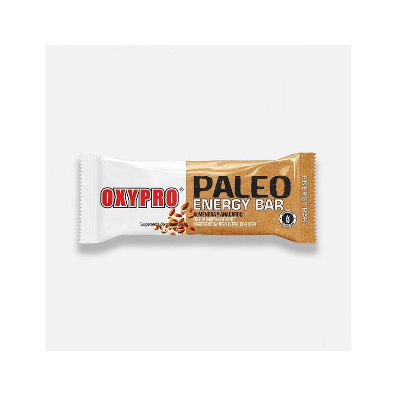 PALEO ENERGY BAR  sabor Almendra y anacardo-Caja x 16