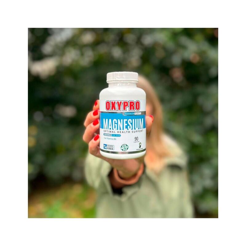 MAGNESIO + B6 500mg-90 cápsulas vegetales