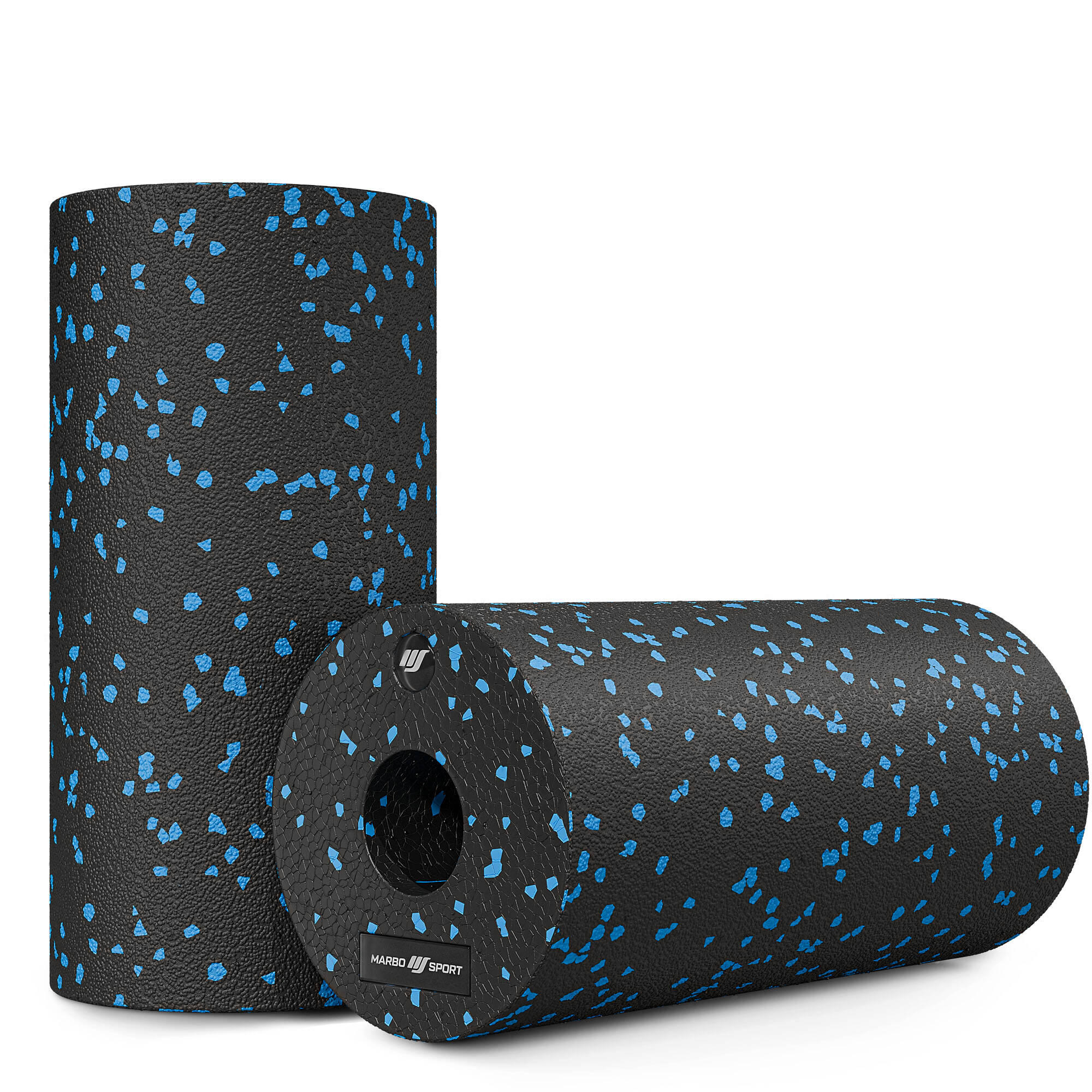 Rouleau de massage EPP 30 cm noir/bleu 2/4