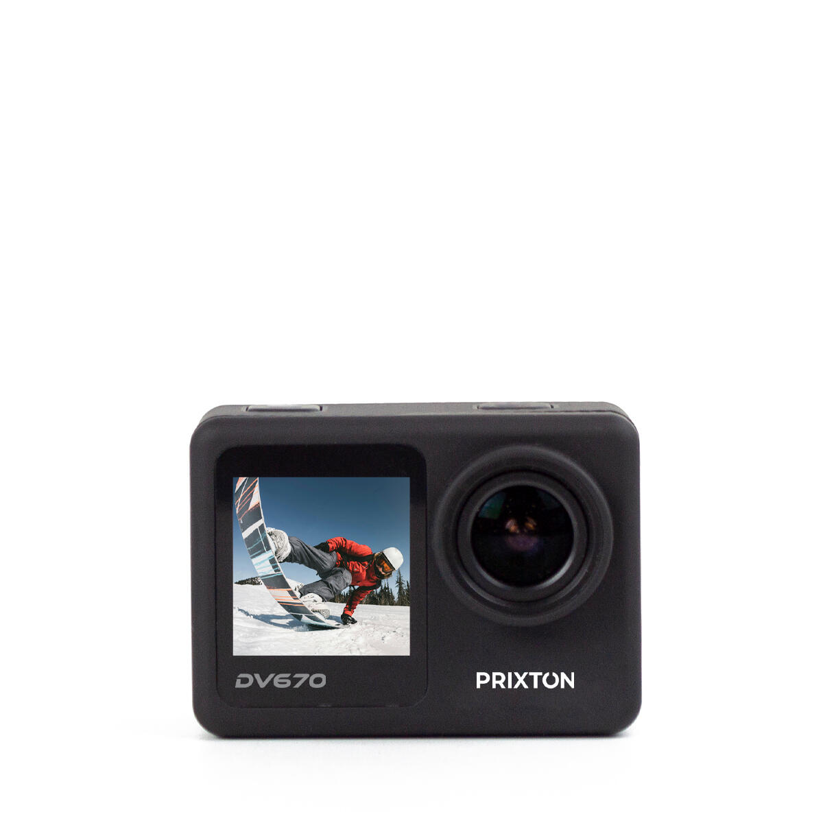PRIXTON Actiecamera DV670 - 4K - Dubbel scherm - WiFi en APP