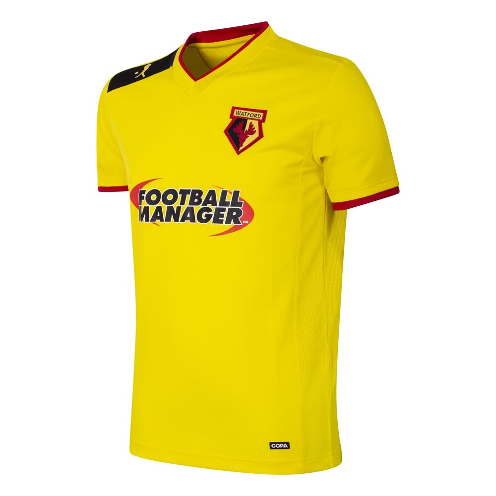 Camisola de futebol retro - adulto - watford fc 2012/13 - amarelo