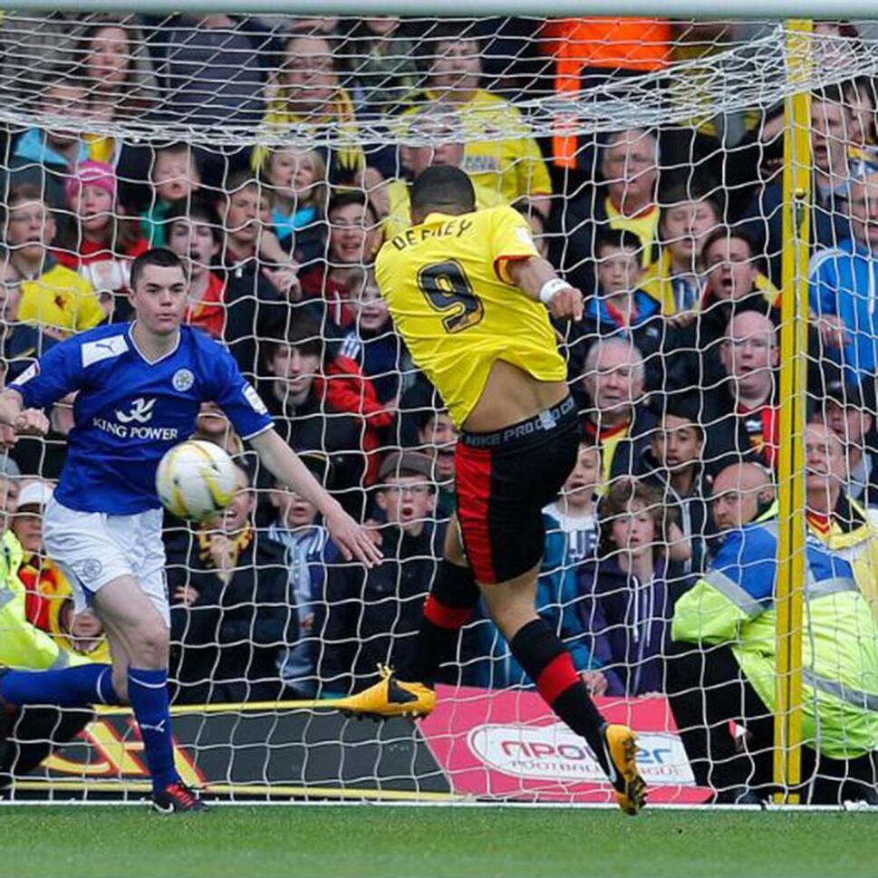 Koszulka retro piłkarska dla dorosłych - Watford FC 2012-13 - Żółta