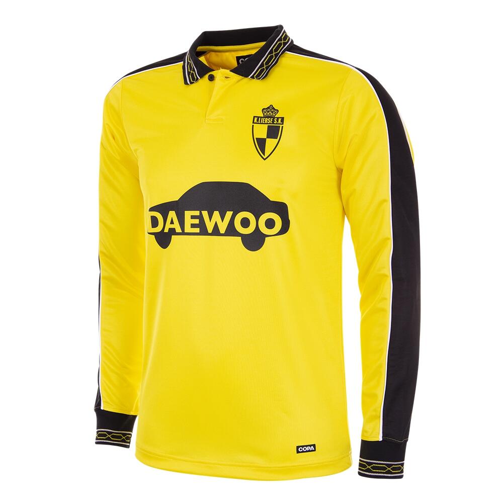 Koszulka retro piłkarska dla dorosłych - Lierse SK 1997 - Żółta
