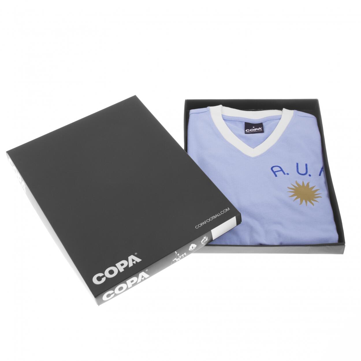 Retro Voetbalshirt - Heren - Uruguay 1970 - Blauw 6/7