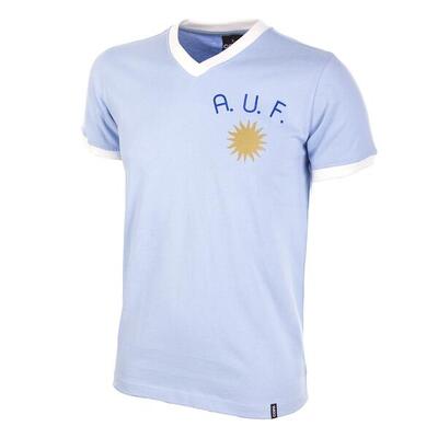 Retro voetbalshirt - heren - uruguay 1970 - blauw