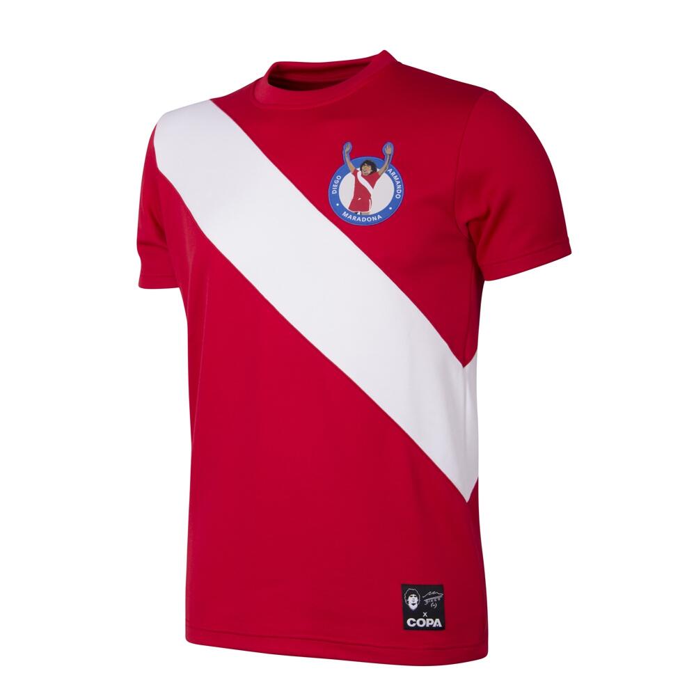 COPA FOOTBALL Retro Voetbalshirt - Heren - Maradona x COPA Argentinos Juniors 1976 - Rood