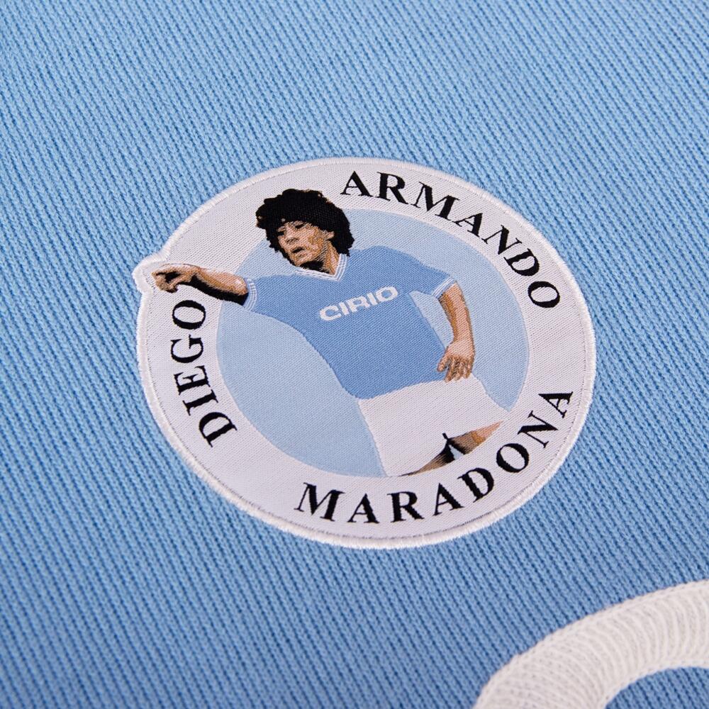 Maillot de football rétro - Homme - Maradona Napoli 1984 - Bleu 3/7
