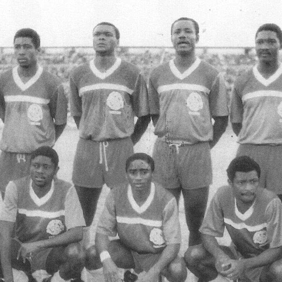 Koszulka retro piłkarska dla dorosłych - Kamerun 1989 - Zielona