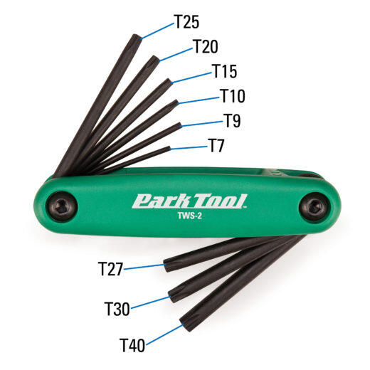 2 Multi Outils Allen et Torx Park Tool FWS-2 3/7