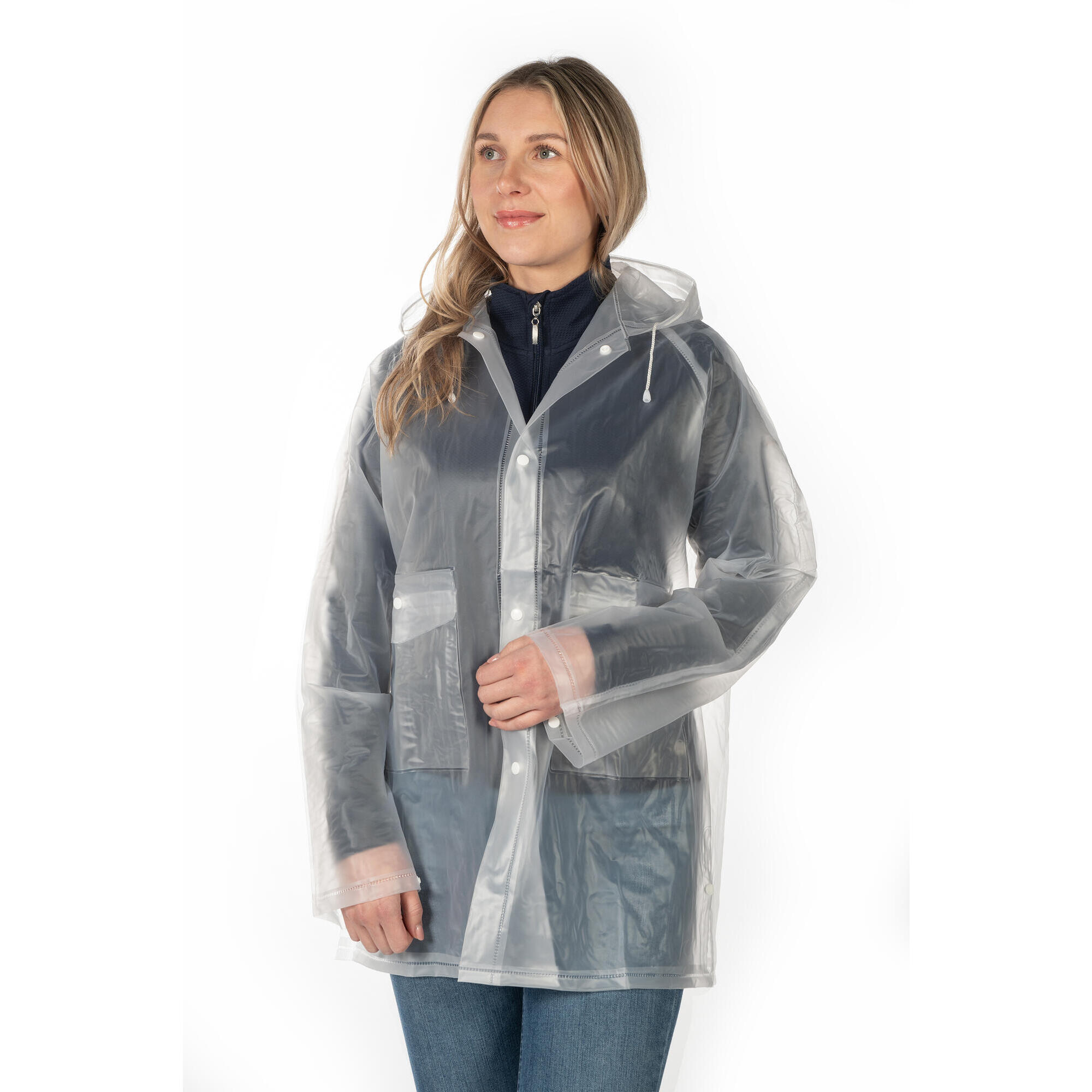 Veste transparente femme sale