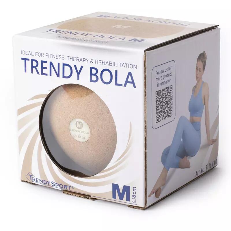 Masszázs labda Trendy Bola parafa 8 cm