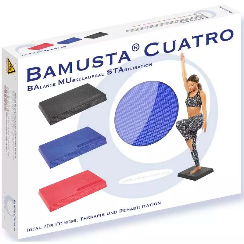 Attrezzo rettangolare per l'equilibrio Trendy Bamusta Cuatro 48x39x6 cm blu 4/4
