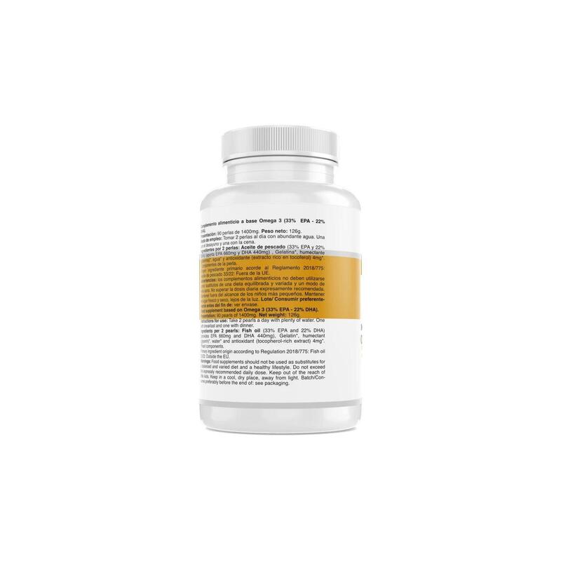 FISH OIL (omega 3)-90 Perlas De 1000mg