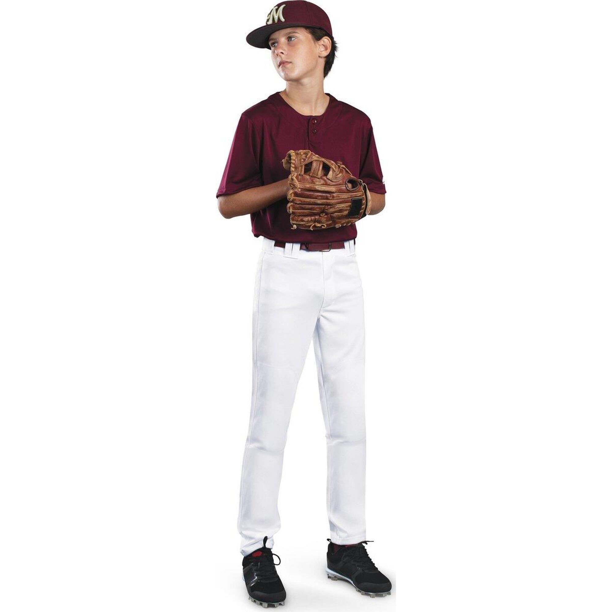 Pantaloni de baseball pentru tineri - schimb solid - cu crac deschis
