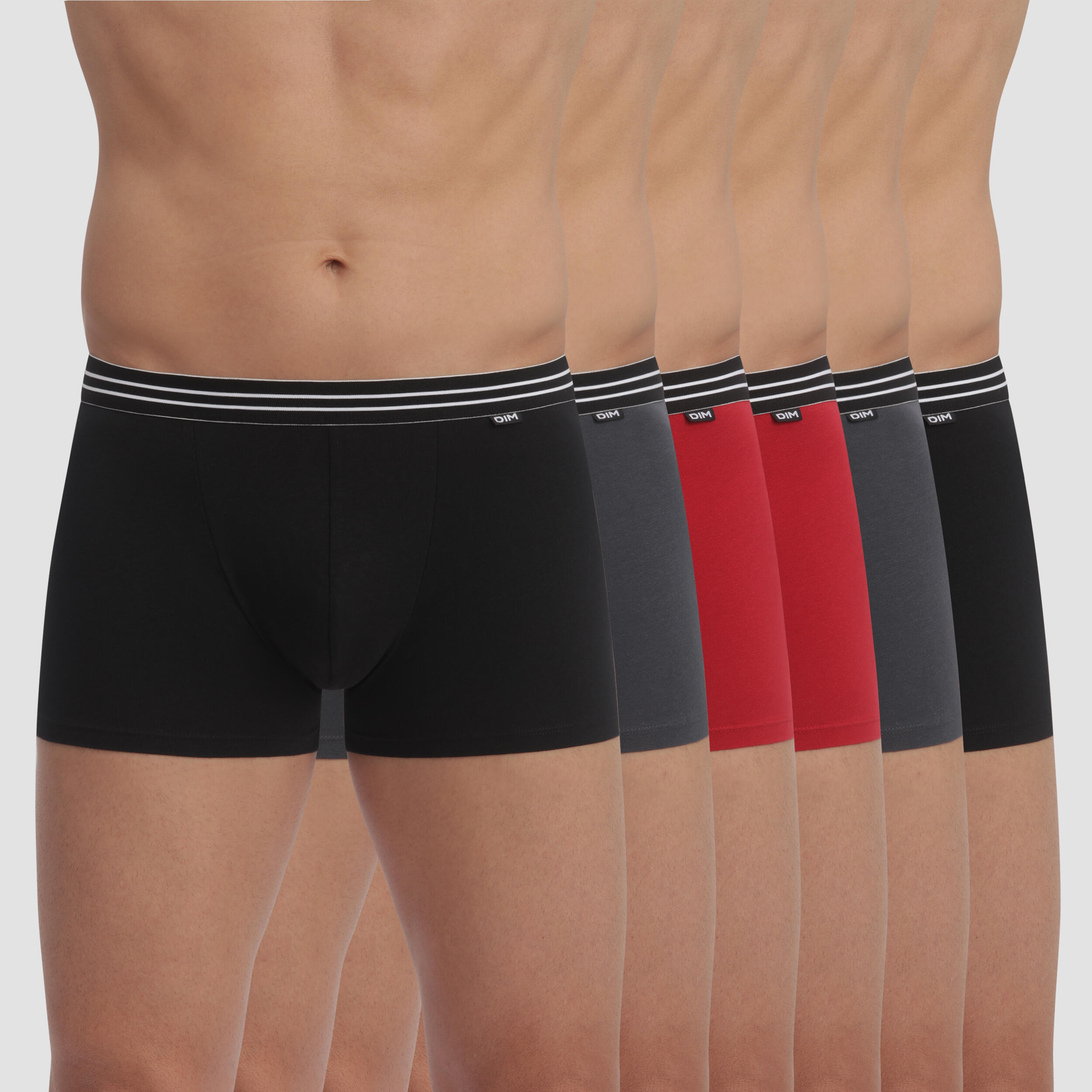 Lot de 6 Boxers Coton Respirant Homme EcoDim