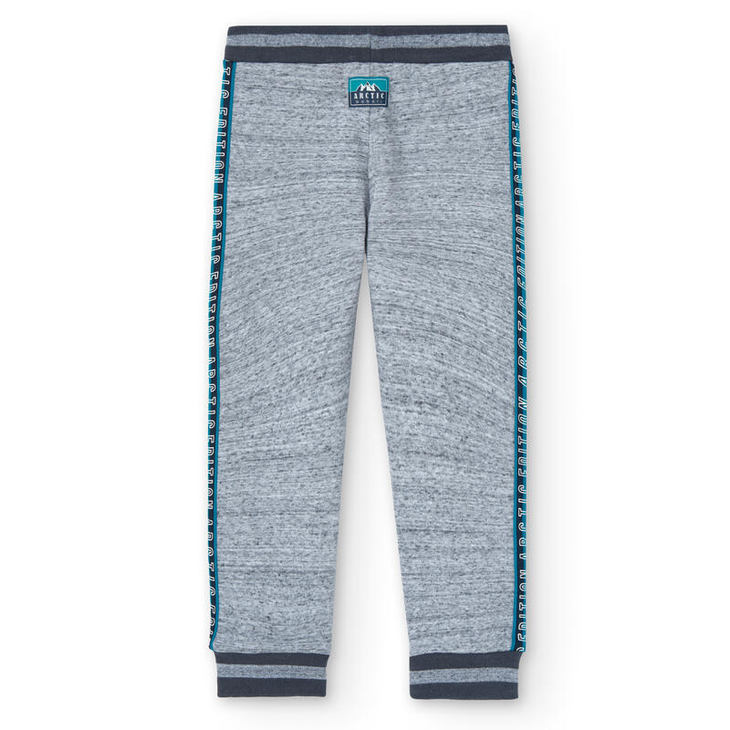 Pantalón felpa Gimnasia Niño Boboli Gris