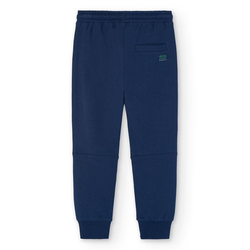 Pantalón felpa Gimnasia Niño Boboli Azul