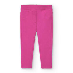 Pantalón felpa Gimnasia Niña Boboli Rosa