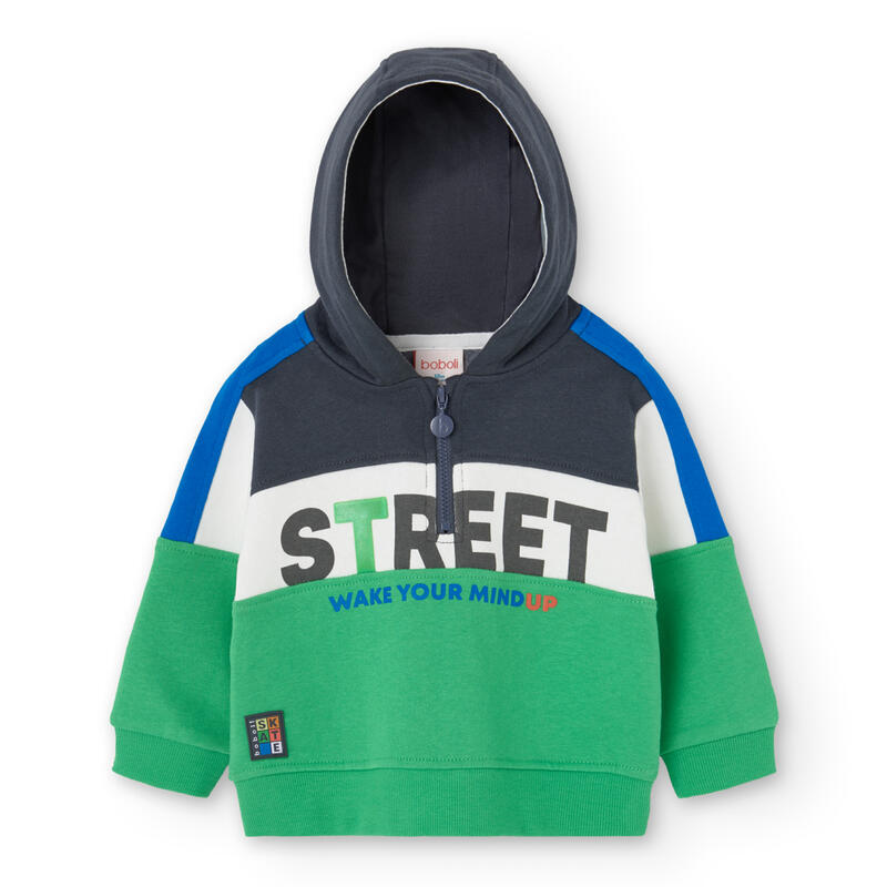 Sudadera Gimnasia Niño Boboli Verde