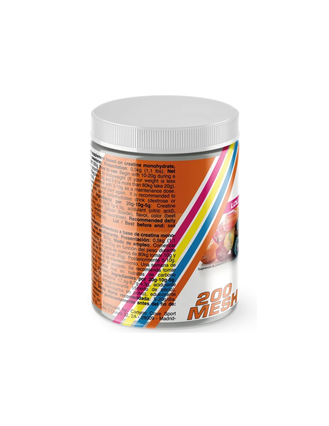 Creatina Monohidrato 500g  sabor LOLLIPOP (200MESH) 4/4