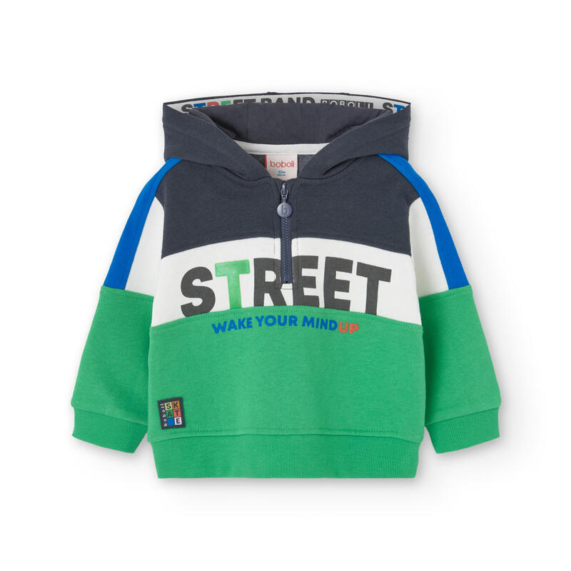 Sudadera Gimnasia Niño Boboli Verde