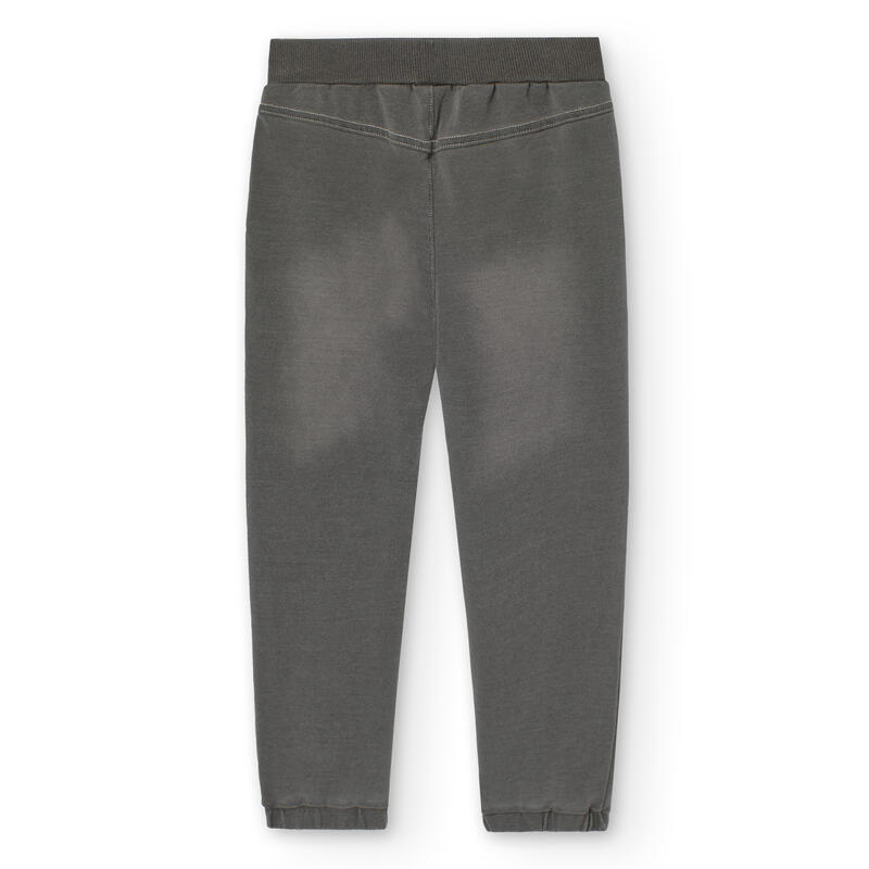 Pantalón felpa Gimnasia Niño Boboli Gris