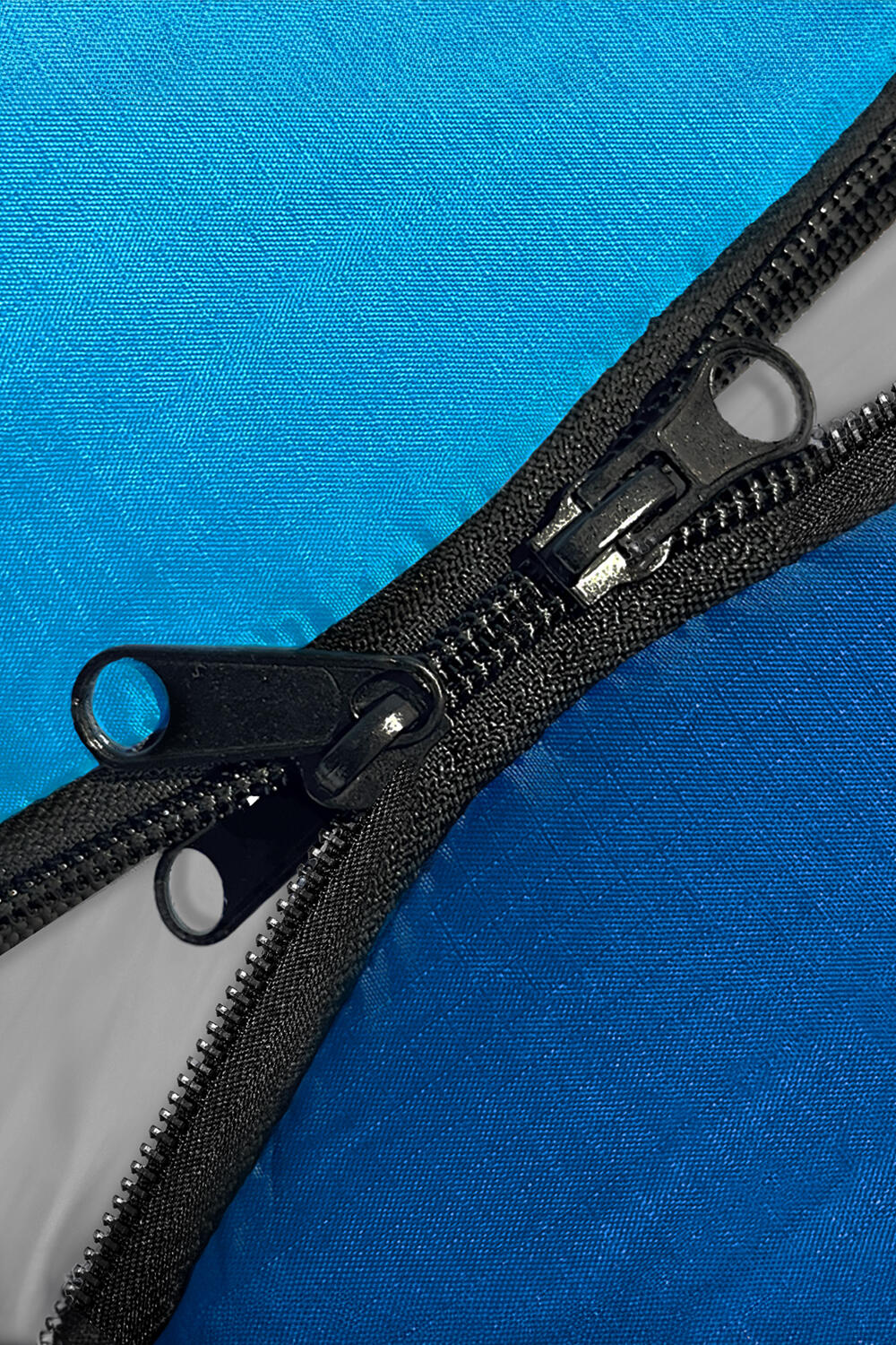 Dubbele slaapzak – Extra grote queensize – 3 seizoenen – Blauw 5/6