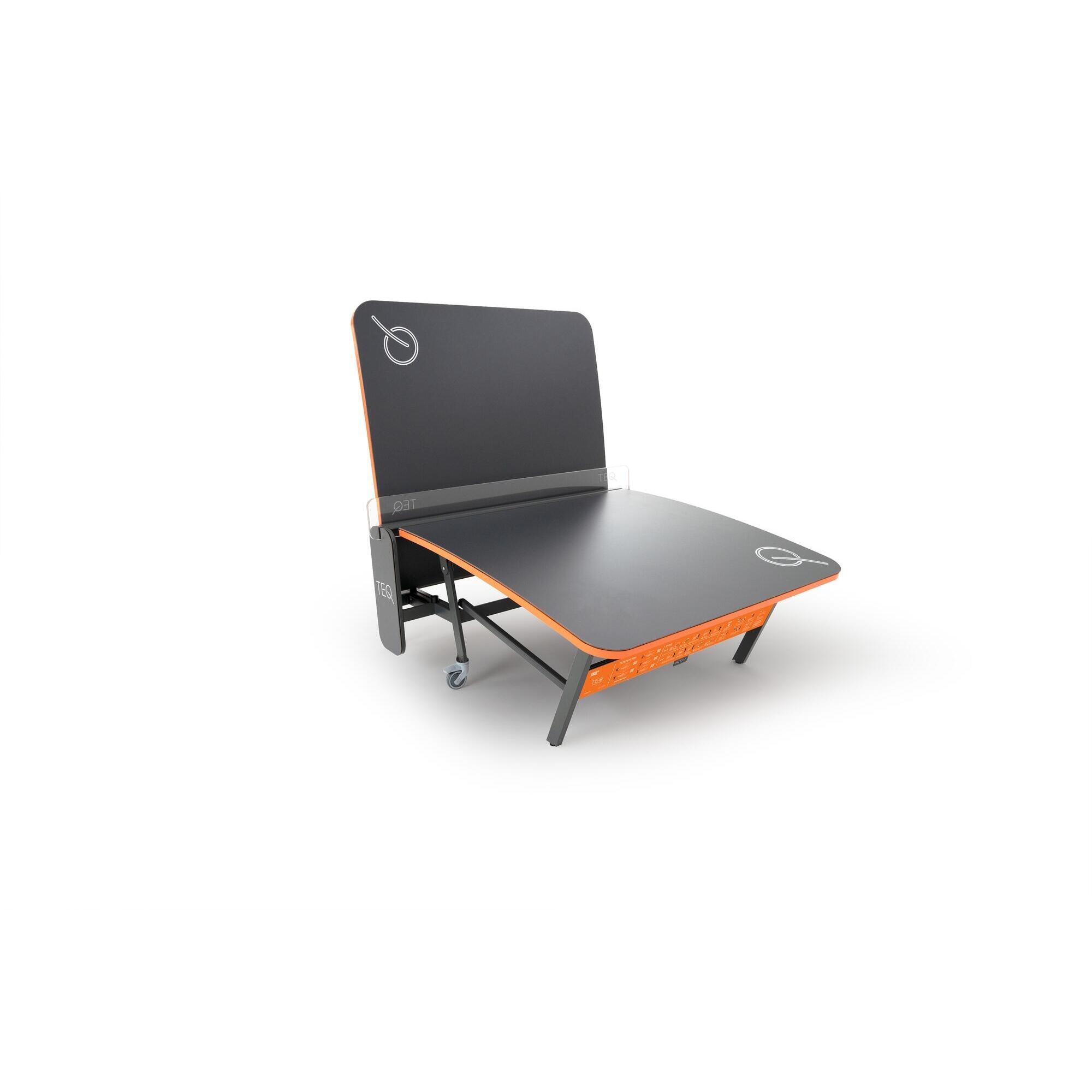 Teqball - Table Teq™ Smart - Équipement Sportif Multifonctionnel - Extérieur/intérieur - Table De Teqball - Gris|orange - Taille Unique - Decathlon