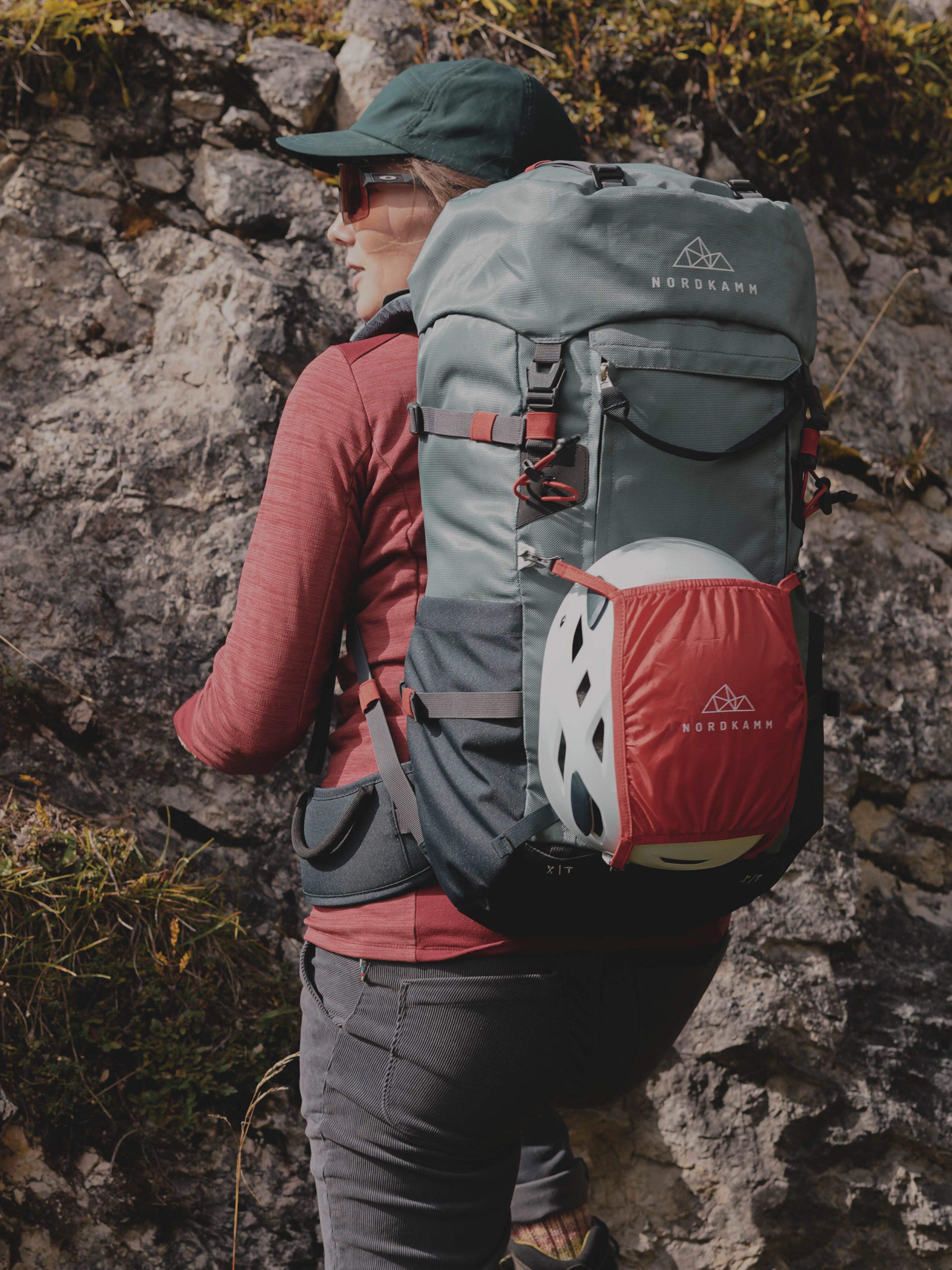 Sac à dos randonnée homme femme, trekking, long 40 litres ou court 37 litre vert 5/5