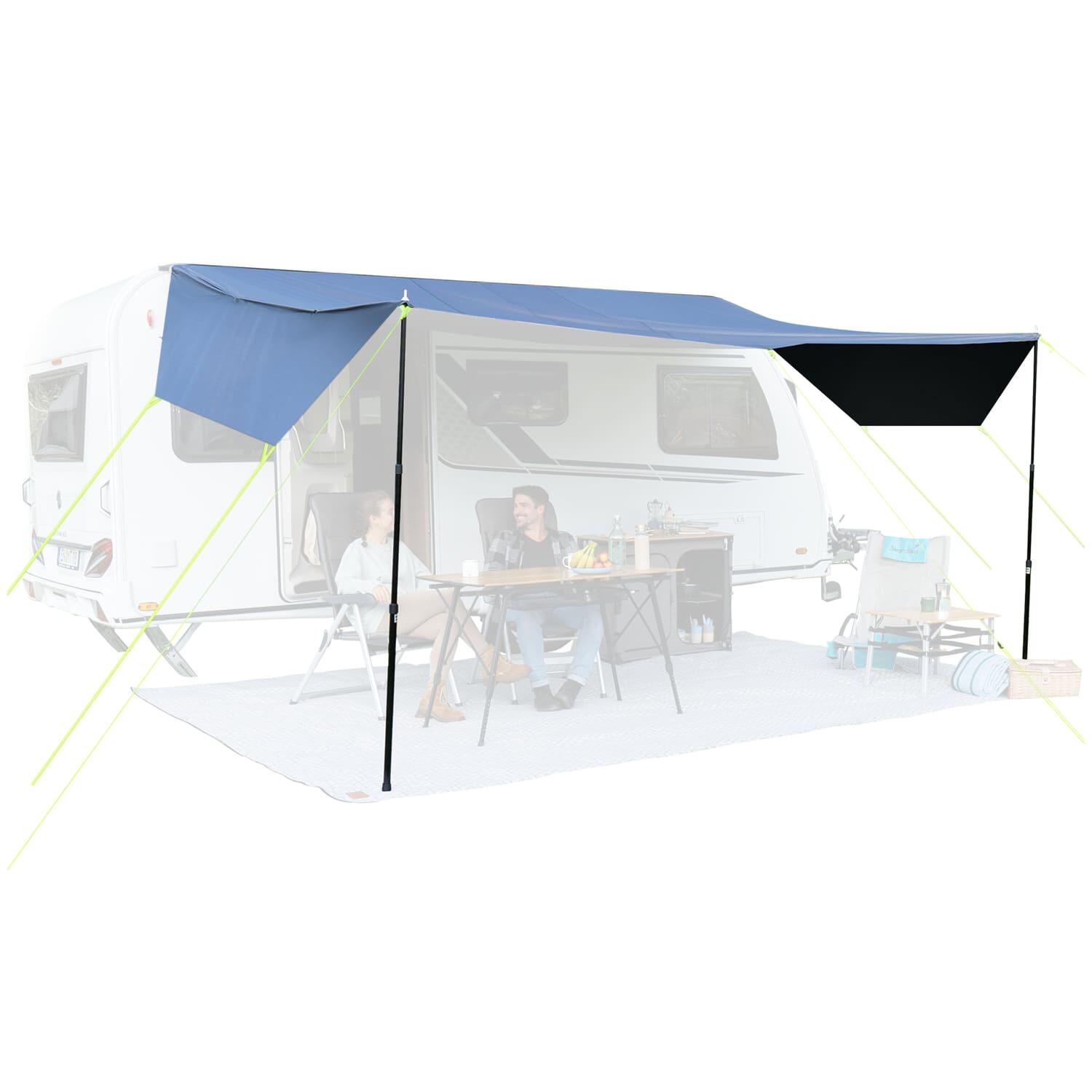 SKANDIKA Sluneční clona Freeway 300×300 s UV ochranou pro karavan, camper a bus