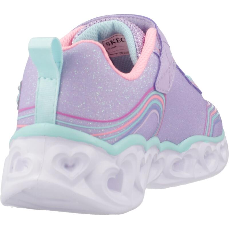 Zapatillas niña Skechers Heart Lights - Retro Violeta