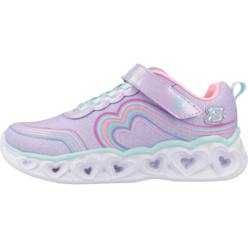 Zapatillas niña Skechers Heart Lights - Retro Violeta