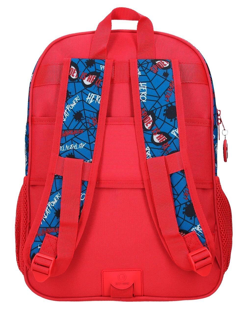 Zaino Scolastico Bambino Marvel Spiderman Authentic due scomparti 40 cm Rosso 2/5