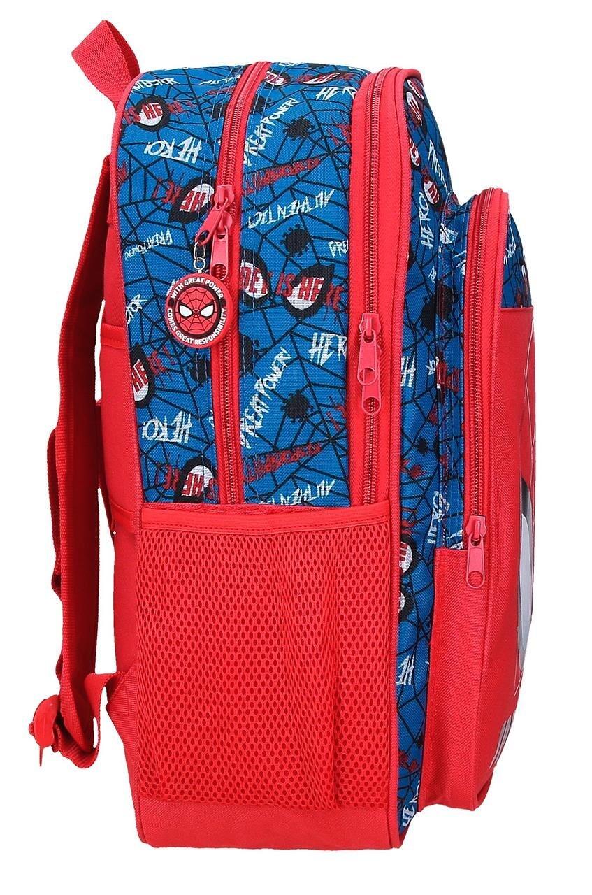 Zaino Scolastico Bambino Marvel Spiderman Authentic due scomparti 40 cm Rosso 4/5