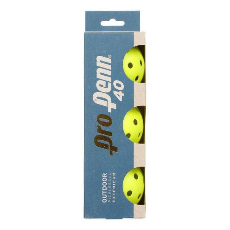 Set van 3 Head Pro Penn 40 Pickleball ballen