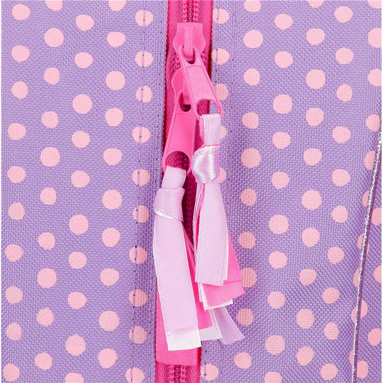 Trousse trois compartiments Fille Disney Minnie Today is my day 12cm Violet 5/5