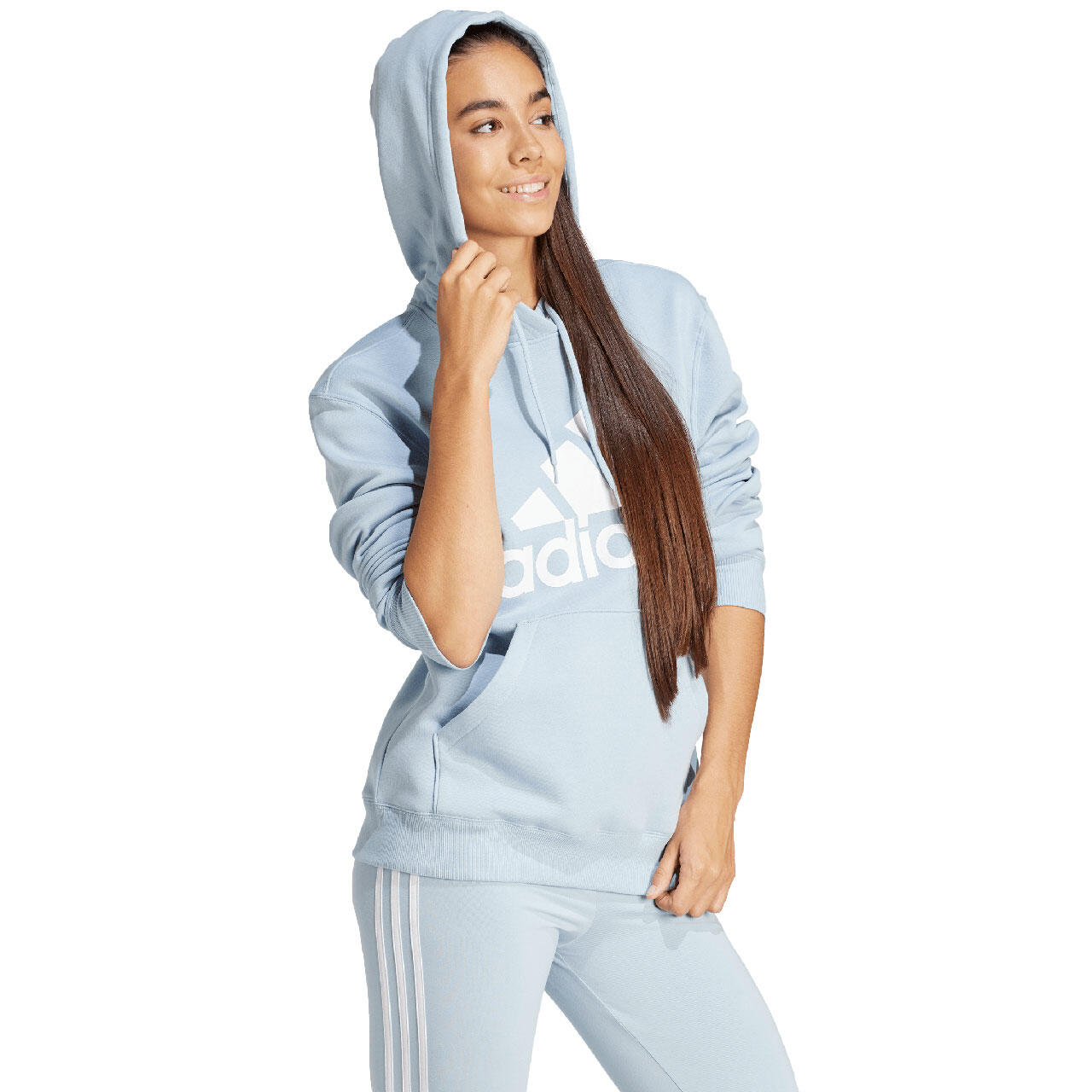 Bluza damska adidas Essentials Big Logo Regular Fleece Hoodie 4/6