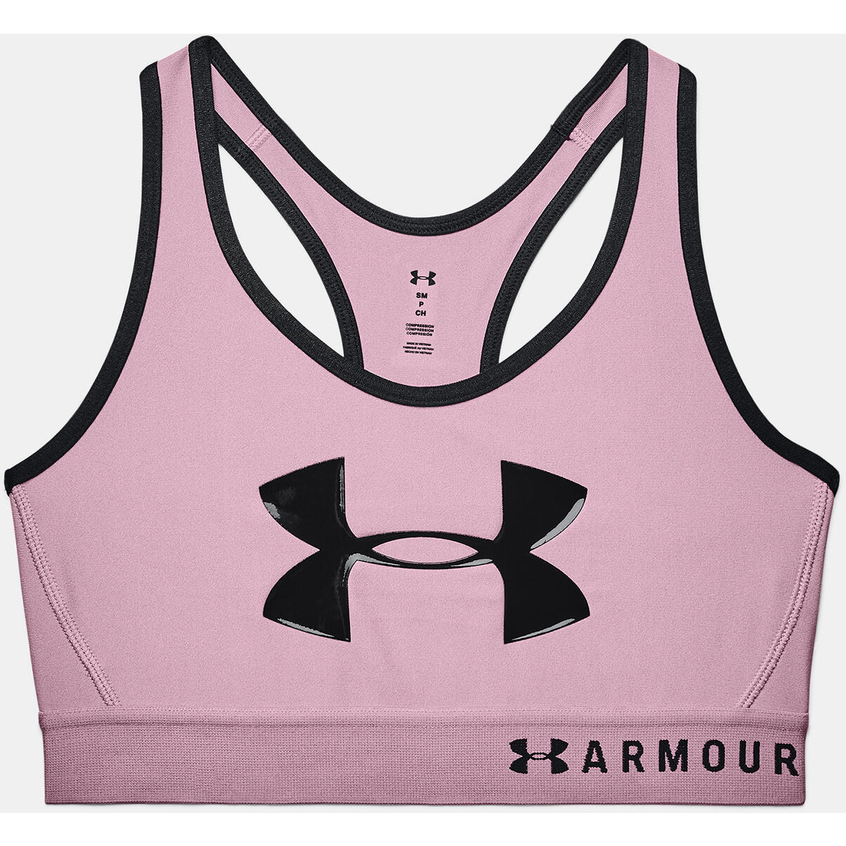 Sostén Under Armour Keyhole, Púrpura, Mujer 3/4