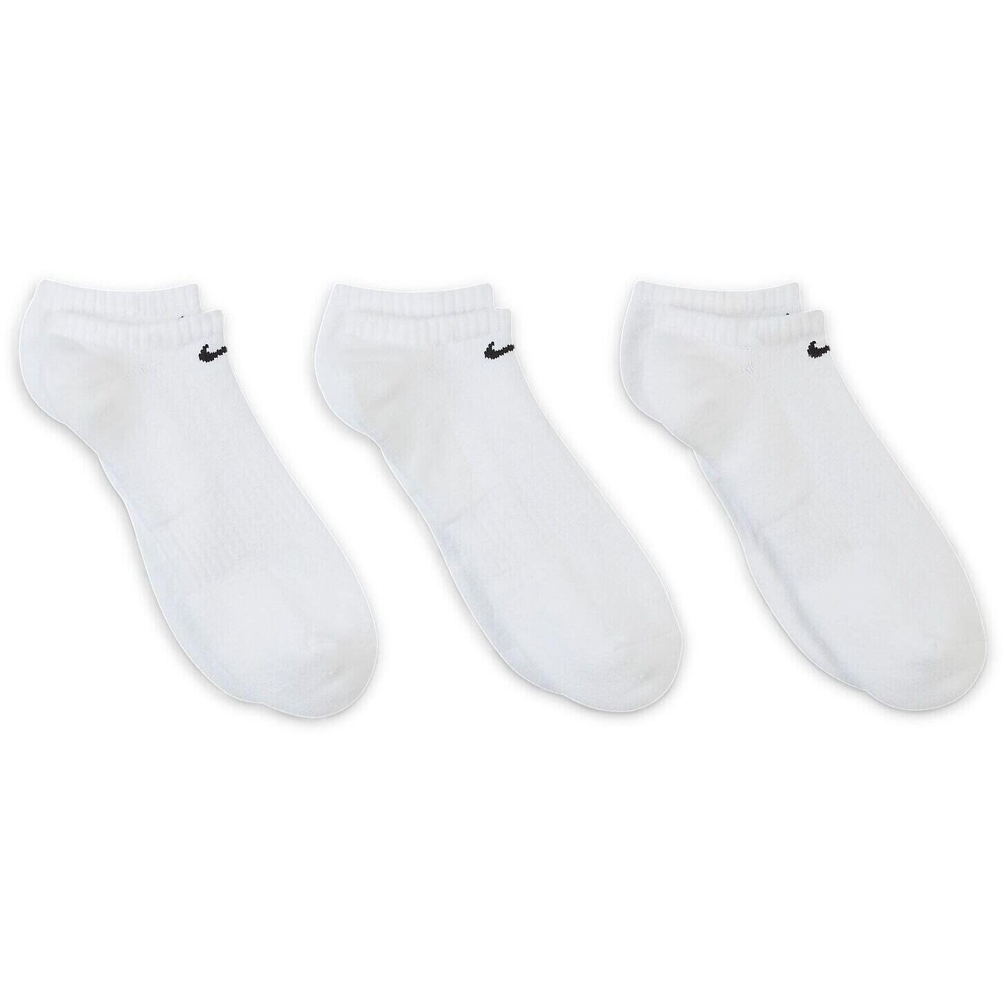 SOKKEN Nike Everyday Cush, Wit, Uniseks 3/4