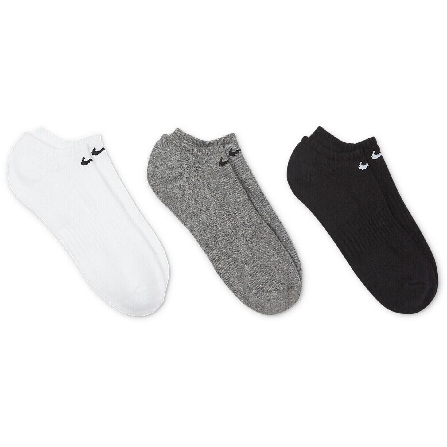 CHAUSSETTES Nike Everyday Cushioned Training No-Show 3, Multicolore, Unisexe 3/5