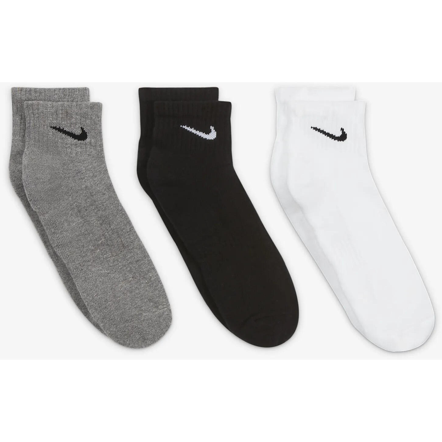 Meias Unissexo Everyday Cush Ankle 3-Pack Socks 2/4