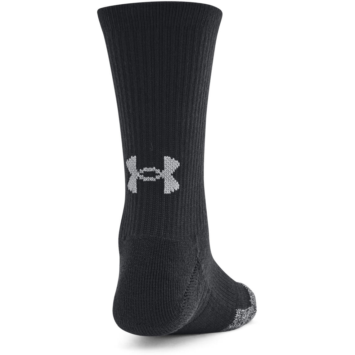 CALZINI Under Armour HeatGear Crew JR 3P, Nero, Unisex 5/5