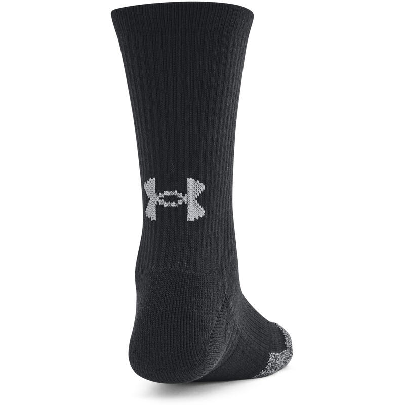 SOKKEN Under Armour HeatGear Crew JR 3P, Zwart, Uniseks