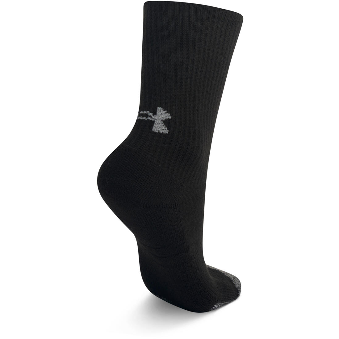 CALZINI Under Armour HeatGear Crew JR 3P, Nero, Unisex 2/5