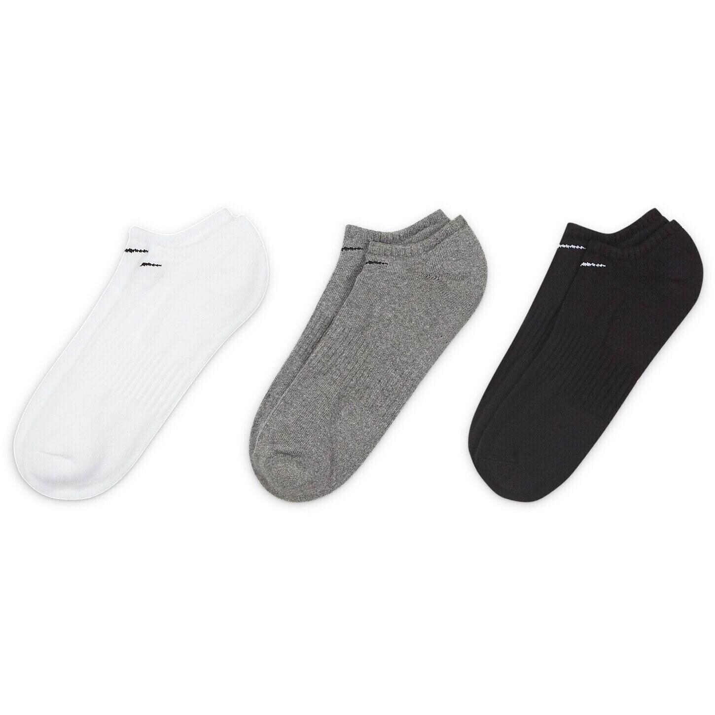 SOKKEN Nike Everyday Cushioned Training No-Show 3 Pairs, Veelkleurig, Uniseks 2/5