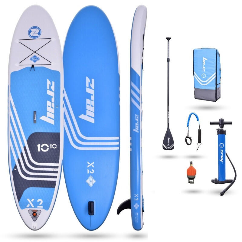 Deska SUP dmuchana X-Rider X2 10'10 Dropstitch - 150kg 330x81x15cm Niebieski