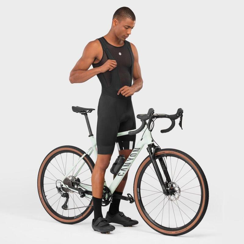 Cuissard vélo court homme Cyclisme Aspen Noir