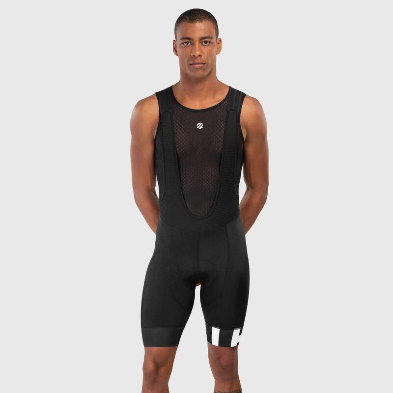 Herren Radsport kurze fahrradträgerhose für Aspen SIROKO Schwarz