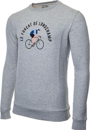 Sweatshirt LeBram x Sports d'Époque Forçat de Longchamp Gris Chiné